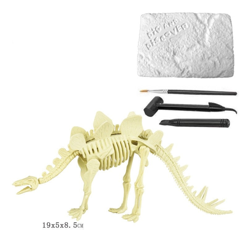 ExploradorJurássico: Kit de Escavação de Fósseis de Dinossauros