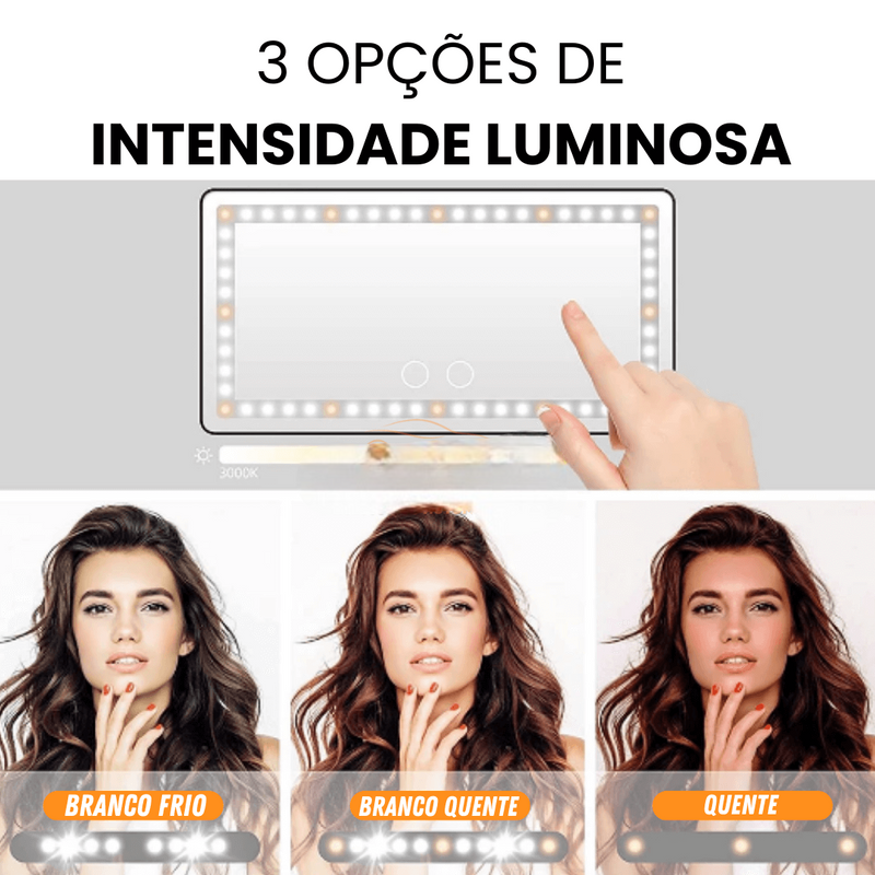 BeautyGlow - Espelho Luminoso para Maquiagem