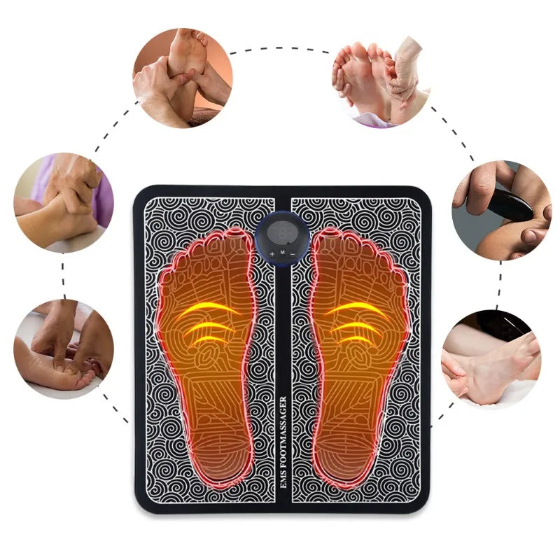 Massageador de pés elétrico para terapia muscular e Cuidados da saúde e Relaxamento