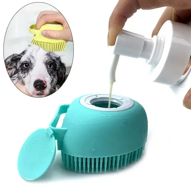 PawSpa DuoClean: Escova de Banho 2 em 1 para Pets