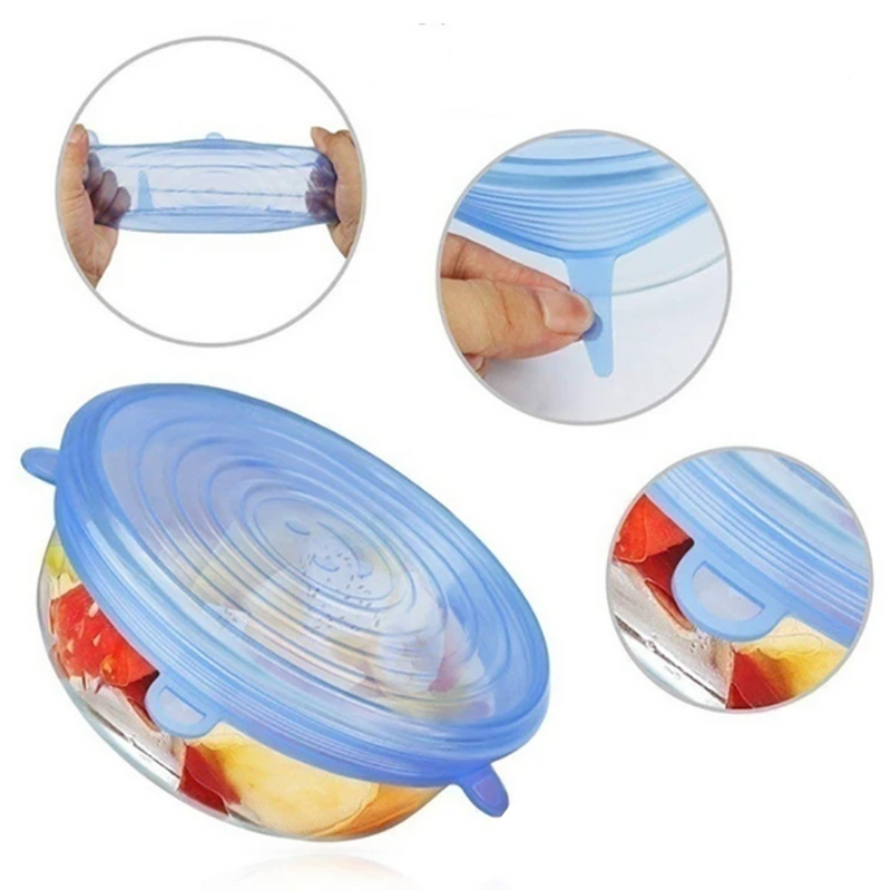 SealFlex - Tampas de Silicone Universal Super Elástico